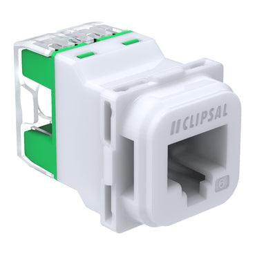 Clipsal 40 Series CAT6 Data Connector RJ45 - 40RJ45SMA6C-TN - ARCK Electrical Wholesale Supplies