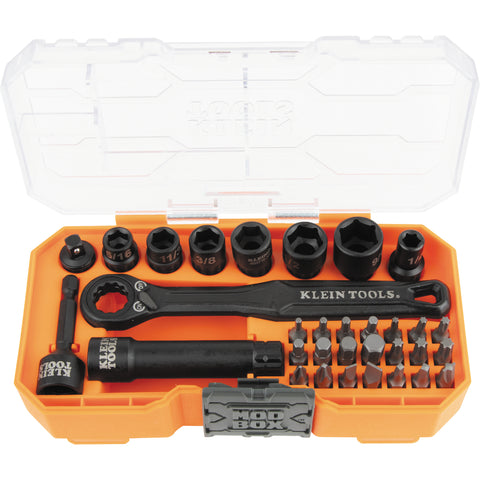 Klein Tools 32PCE Metric Pass Through Socket Set- A-65300MAU
