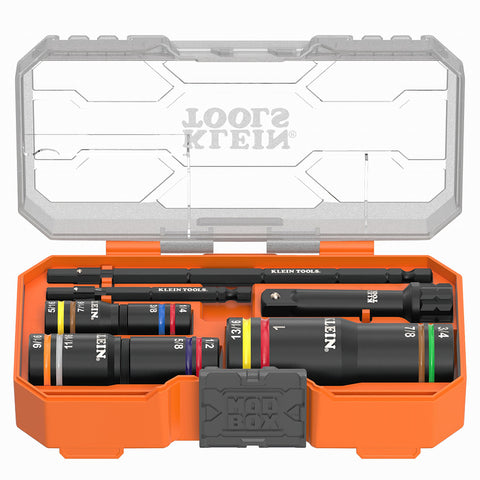 Klein Tools KNECT™ Quad-12 Heavy-Duty Impact Flip Sockets, SAE,- A-653QS
