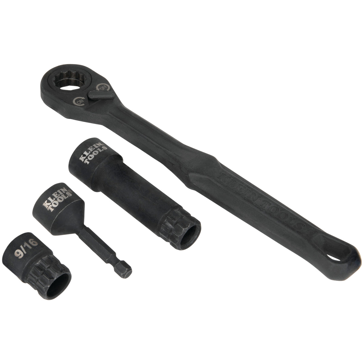 Klein Tools 65400 8.5In Impt Pt Socket Wrench Kit
