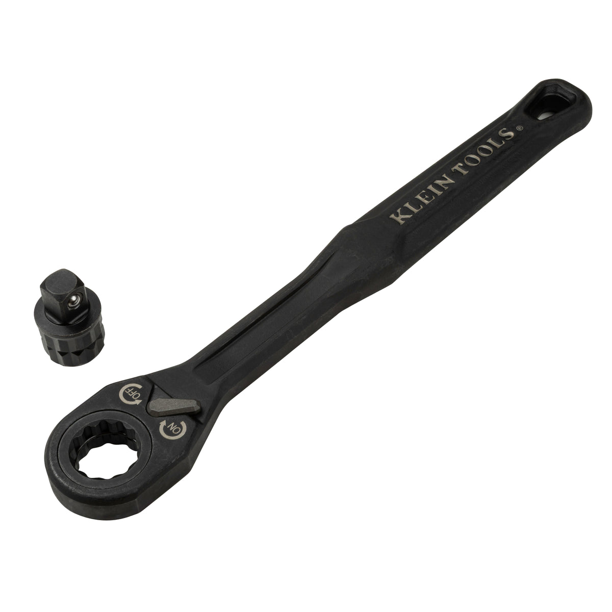 Klein Tools KNECT™ (M) Pass Through Ratchet and 3/8-Inch Drive Socket- A-65408ADP