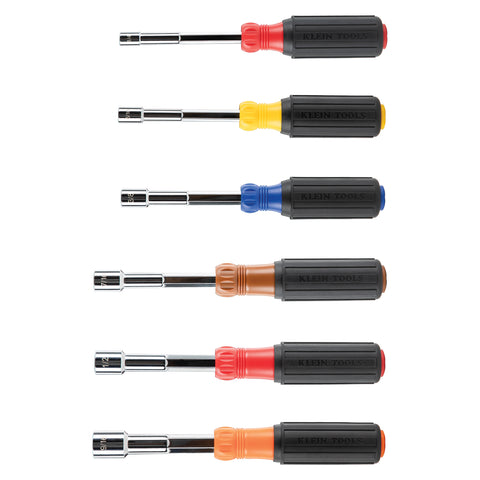 Klein Tools 65411 Hollow Shaft Hd Nut Driver 6Pce