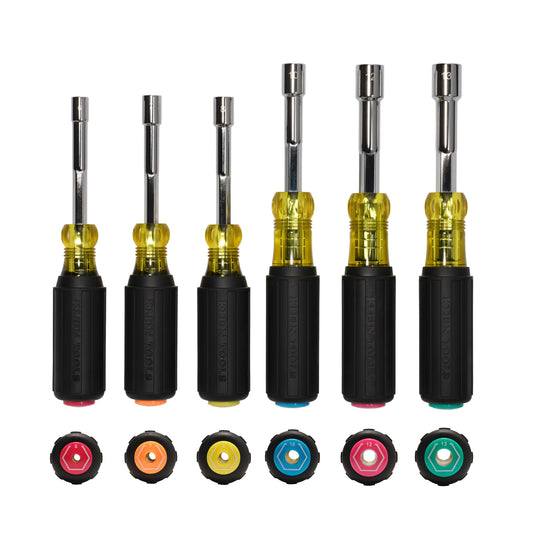 Klein Tools Metric Magnetic Color-Coded Hollow-Shaft Heavy-Duty Nut- A-65456MAGM