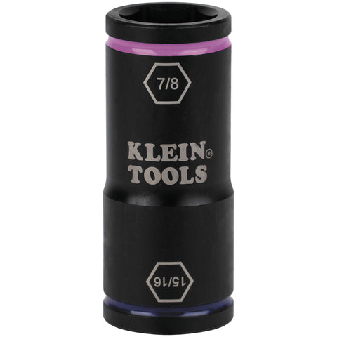 Klein Tools 66073 Flip Impact Socket 15/16 + 7/8In