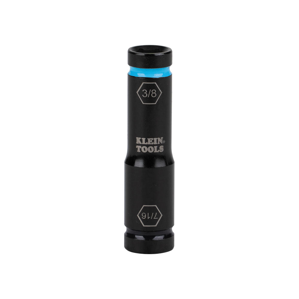 Klein Tools Flip Impact Socket, 7/16 and 3/8-Inch- A-66077