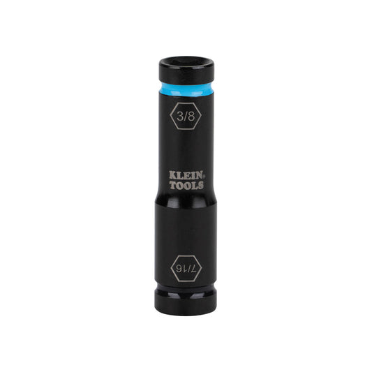 Klein Tools Flip Impact Socket, 7/16 and 3/8-Inch- A-66077