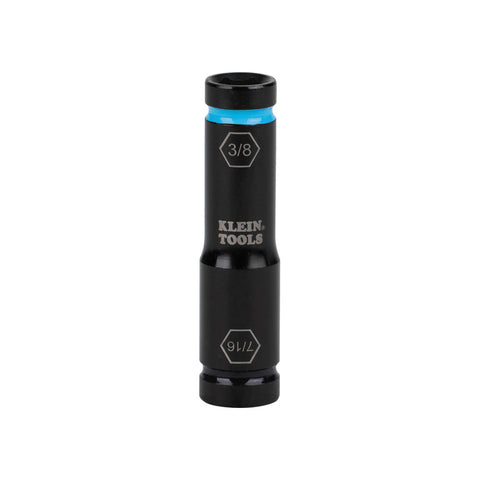 Klein Tools Flip Impact Socket, 7/16 and 3/8-Inch- A-66077