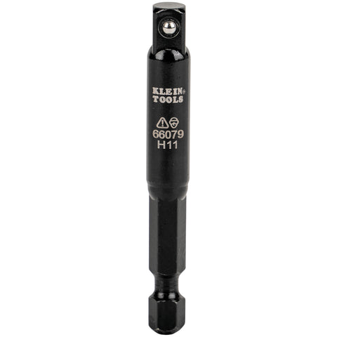 Klein Tools 66079 Flip Impact Socket Adaptor 1/4 To 1/4In