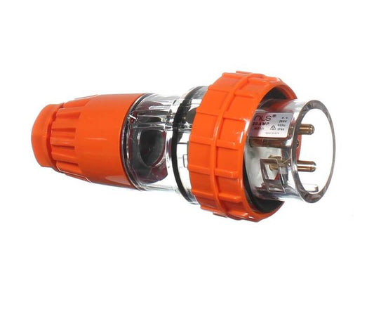 Straight Male Plug 3Pin Round - 30520NLS - ARCK Electrical Wholesale Supplies
