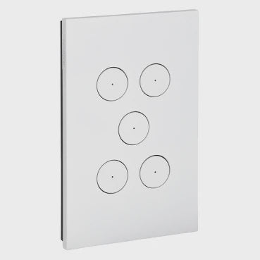 Saturn Zen Grid and Cover 5 Ga - Z4065VH-ZW - ARCK Electrical Wholesale Supplies