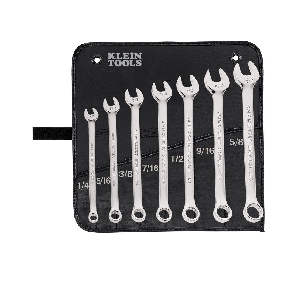 Klein Tools Combination Wrench Set, 7-Piece- A-68400