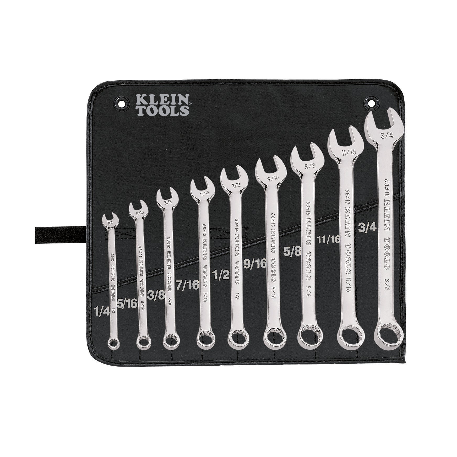 Klein Tools 68402 9Pce Combo Wrench Set Imperial