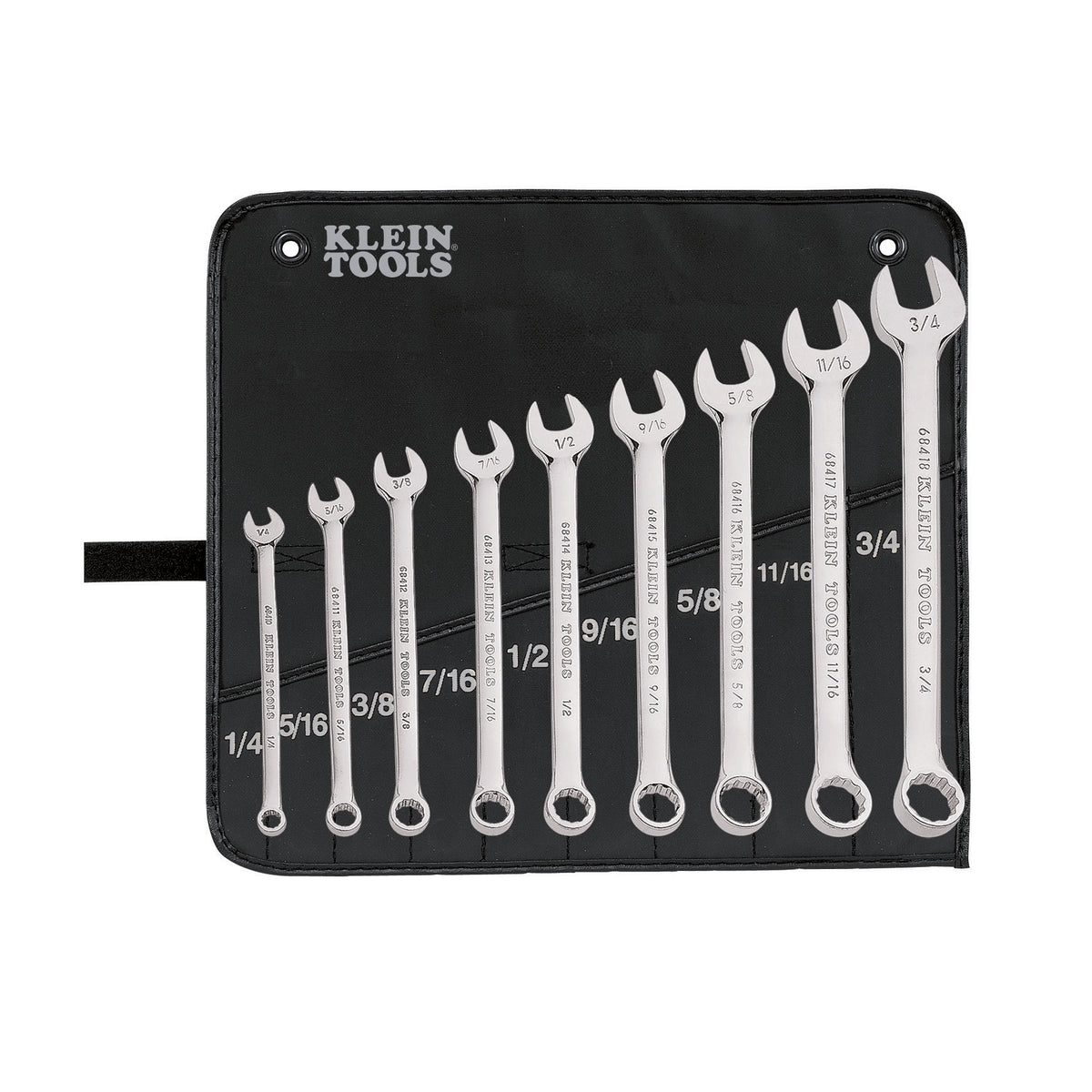 Klein Tools 68402 9Pce Combo Wrench Set Imperial
