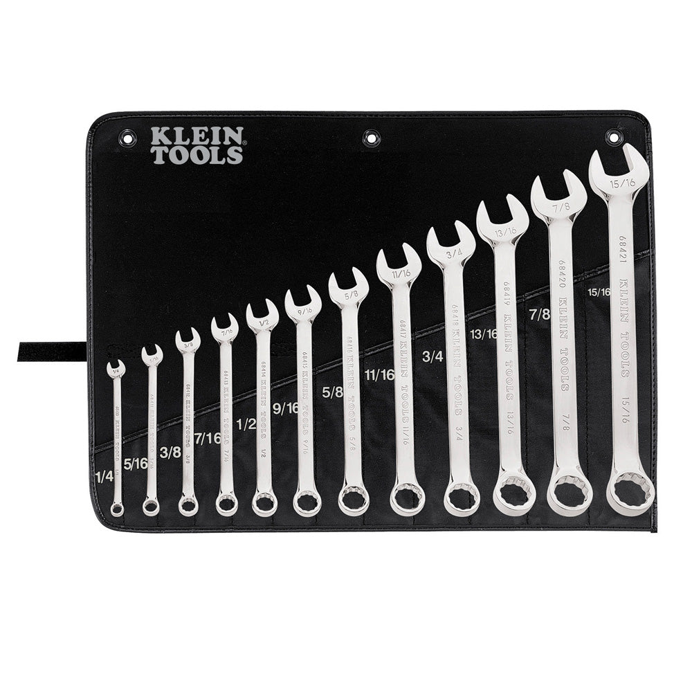 Klein Tools Combination Wrench Set, 12-Piece- A-68404