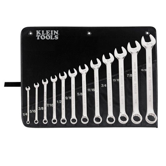 Klein Tools Combination Wrench Set, 12-Piece- A-68404