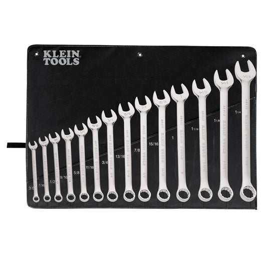 Klein Tools Combination Wrench Set, 14-Piece- A-68406