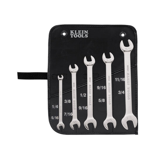 Klein Tools Open-End Wrench Set, 5-Piece- A-68450