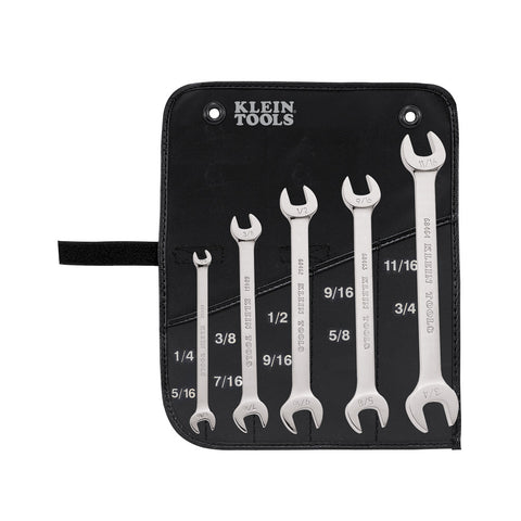 Klein Tools Open-End Wrench Set, 5-Piece- A-68450