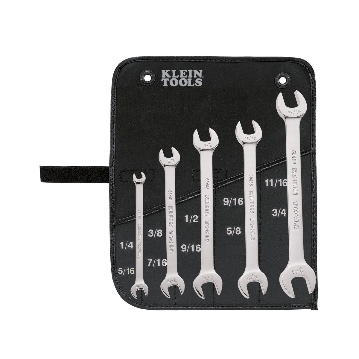 Klein Tools 68450 5Pce Open Ended Wrench Set Imperial