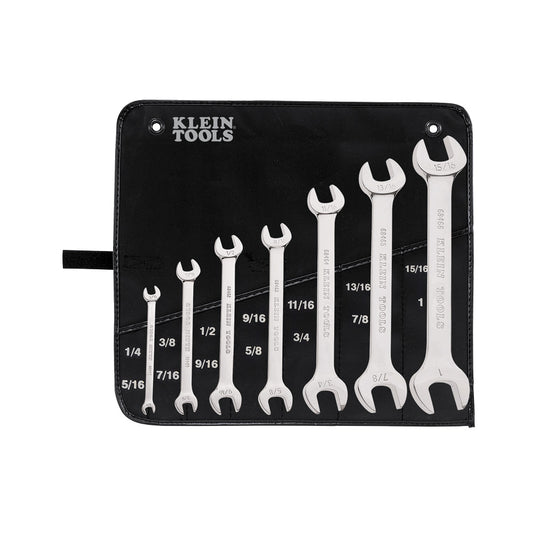 Klein Tools Open-End Wrench Set, 7-Piece- A-68452