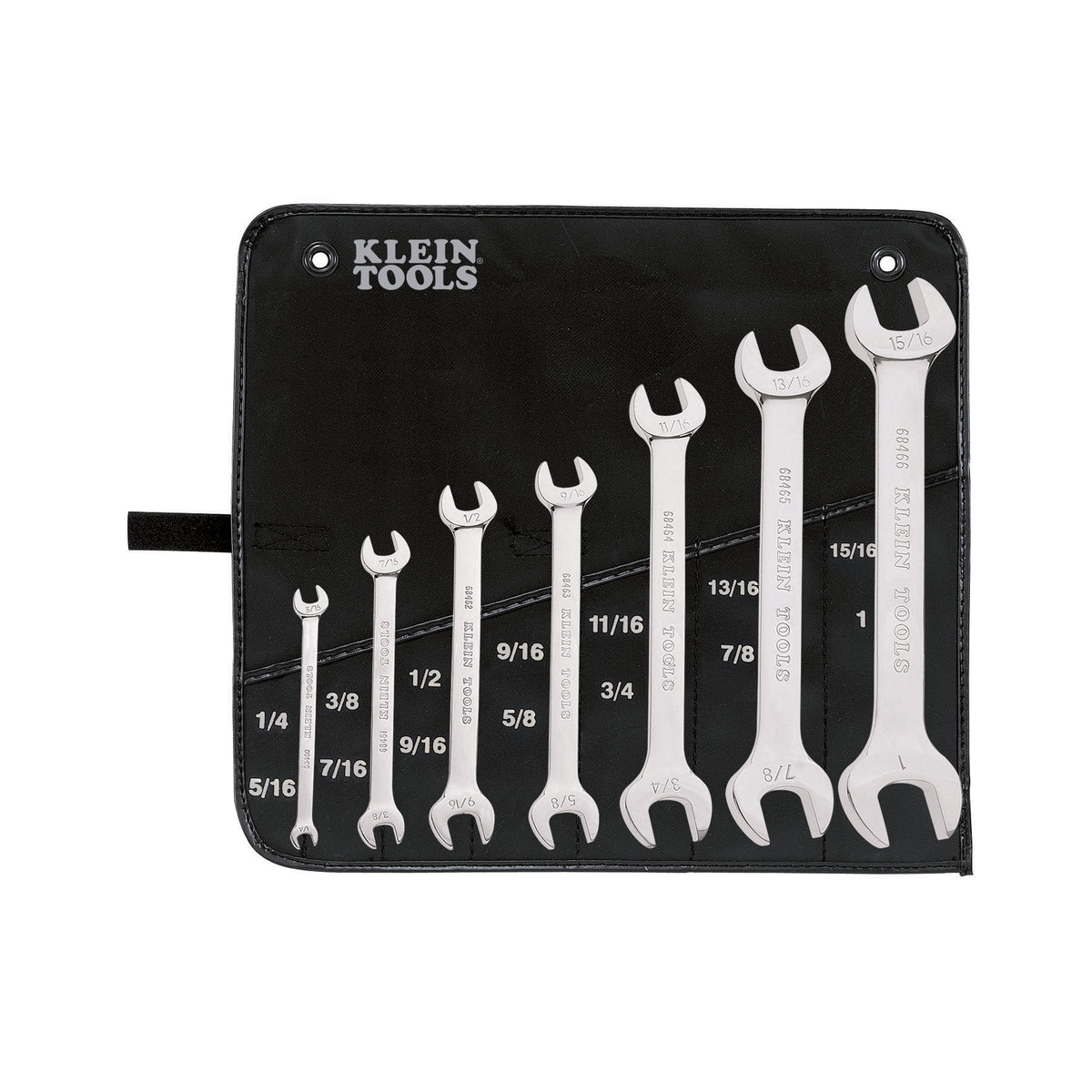 Klein Tools 68452 7Pce Open Ended Wrench Set Imperial