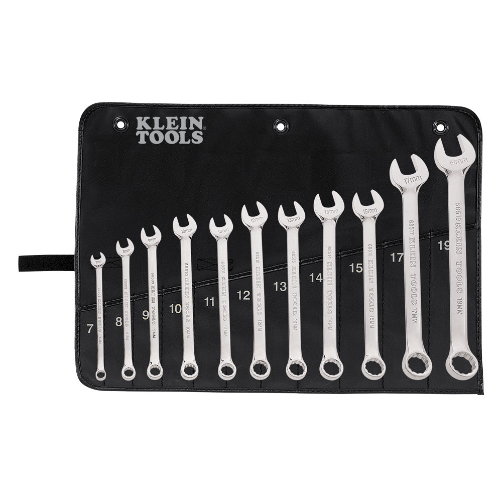 Klein Tools Metric Combination Wrench Set, 11-Piece- A-68502