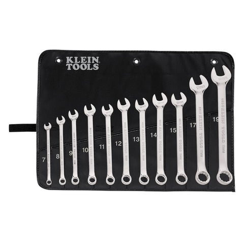 Klein Tools Metric Combination Wrench Set, 11-Piece- A-68502