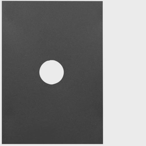 HAGER FINESSE 1 GANG SWITCH PLATE (MATT BLACK) - WBQSP1-MB - ARCK Electrical Wholesale Supplies