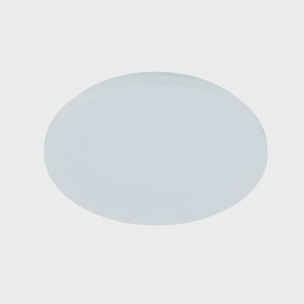 Diego LED Oyster Light 24W Tri-Colour 380mm With Crystal Effect - 204403 - ARCK Electrical Wholesale Supplies