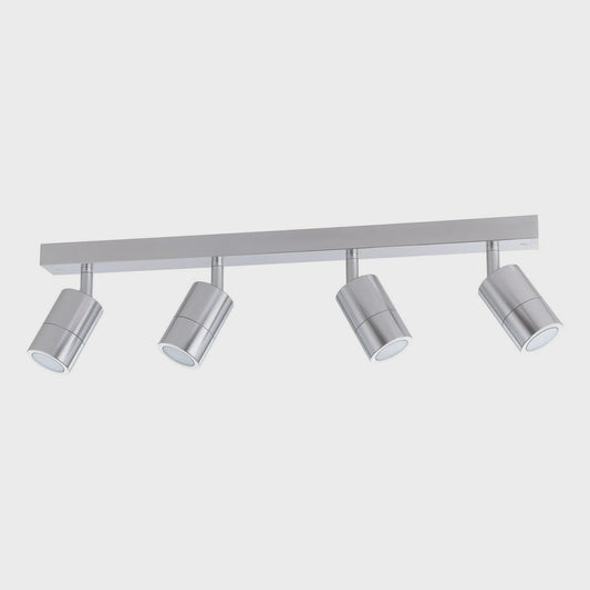 FREMANTLE 4lt GU10 Adjustable Bar IP55 Dimmable Exterior Wall Light Titanium - 206163 - ARCK Electrical Wholesale Supplies