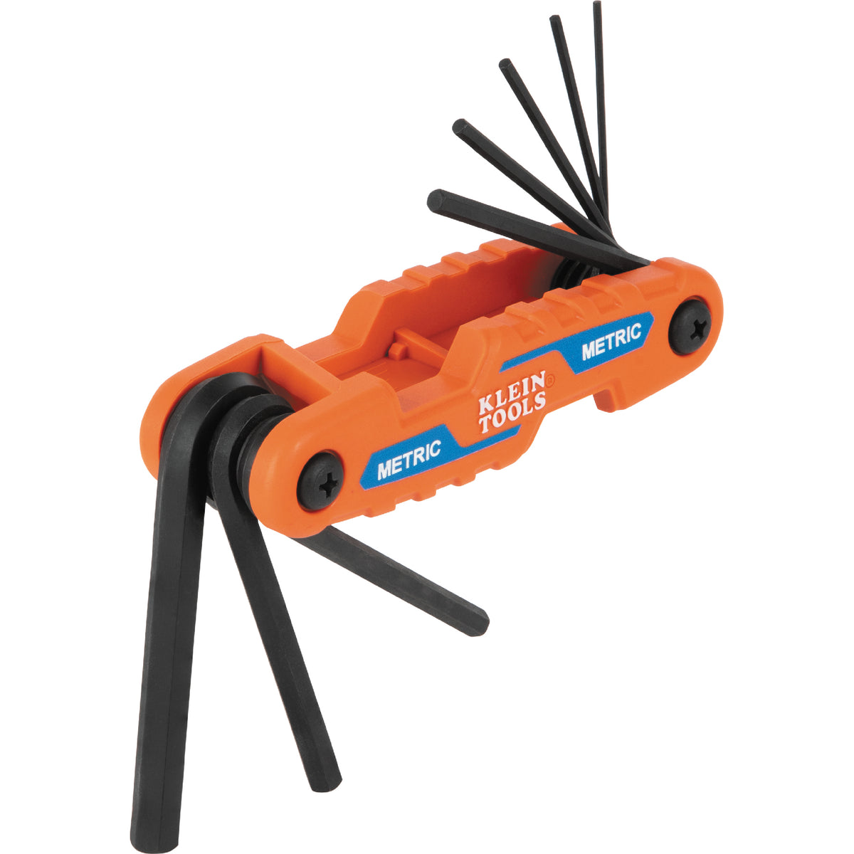 Klein Tools 70540M 8 Key Compact Folding Hex Key Set - Met