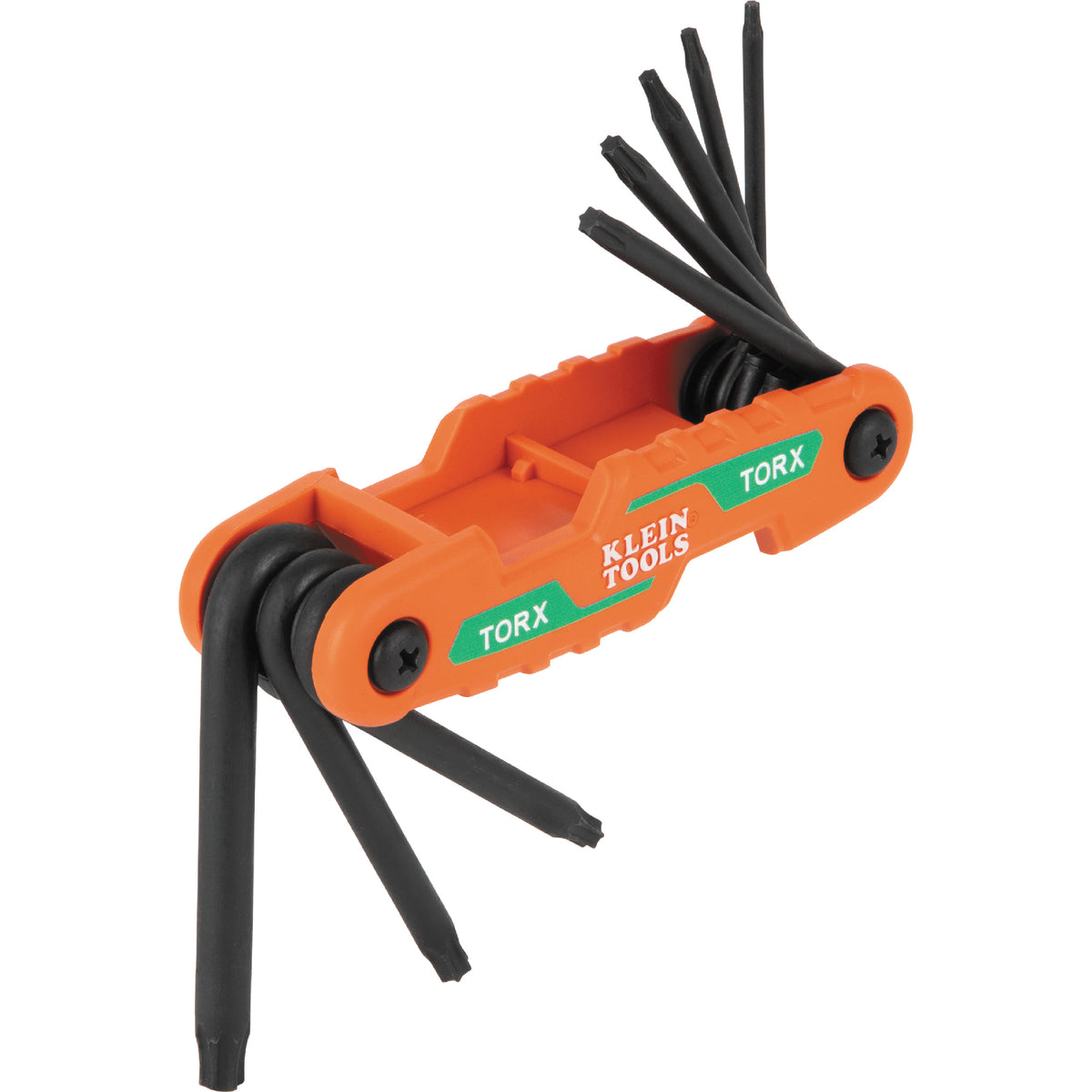 Klein Tools 70540T 8 Key Compact Folding Hex Key Set - Torx