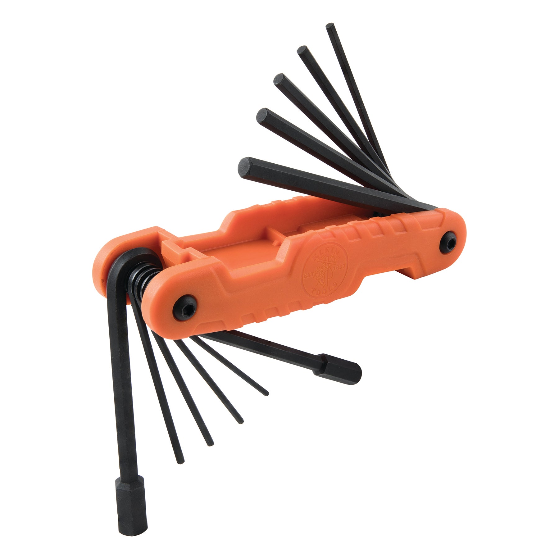 Klein Tools 70550 11 Key Pro Folding Hex Key Set - Sae