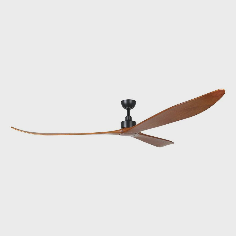 Currumbin 100 DC Fan Merbau/Black - 20619428 - ARCK Electrical Wholesale Supplies
