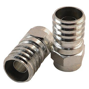 Connector RG6 Crimp On 'F' Type - 08MM-F6M