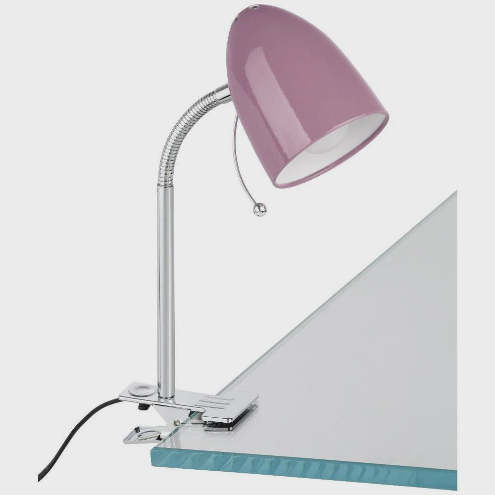 Lara 1 Light Clamp Lamp Grape - 205263N - ARCK Electrical Wholesale Supplies