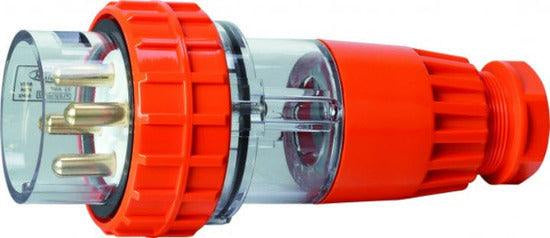 4 PIN 20AMP STRAIGHT PLUG IP66 RATED - 30472NLS - ARCK Electrical Wholesale Supplies