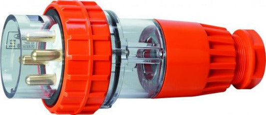 4 PIN 20AMP STRAIGHT PLUG IP66 RATED - 30472NLS - ARCK Electrical Wholesale Supplies