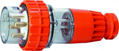 4 PIN 20AMP STRAIGHT PLUG IP66 RATED - 30472NLS - ARCK Electrical Wholesale Supplies