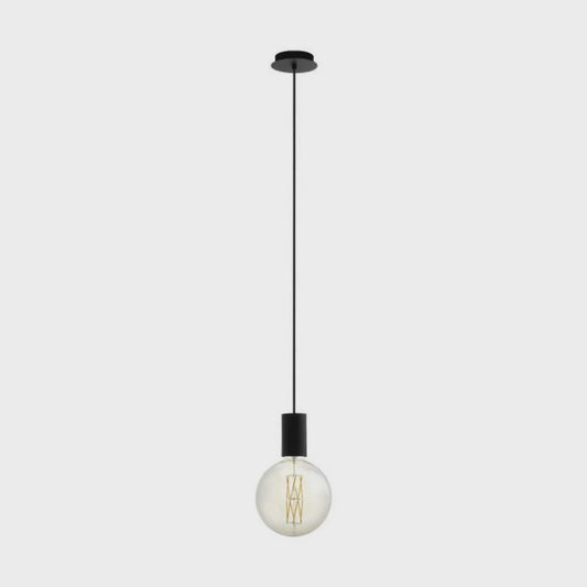 Pozueta 1 Light Pendant Black Steel - 98661N - ARCK Electrical Wholesale Supplies