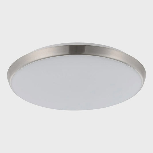 Ollie 2 18W/25W Dimmable LED Oyster Satin Nickel / Tri-Colour - 206395 - ARCK Electrical Wholesale Supplies