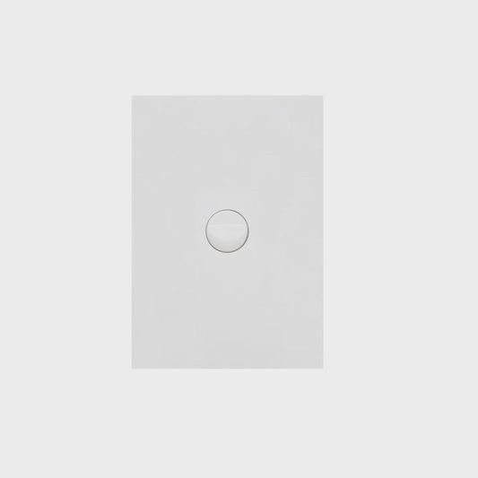 Hager Finesse 1 Gang Switch Matt White WBQSV1-MW - ARCK Electrical Wholesale Supplies