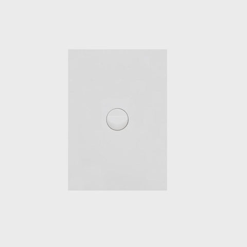 Hager Finesse 1 Gang Switch Matt White WBQSV1-MW - ARCK Electrical Wholesale Supplies