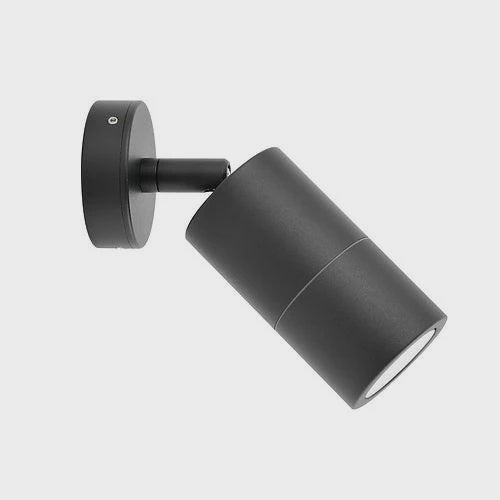 SINGLE ADJUSTABLE SPOTLIGHT (MATT BLACK IP65) - 2123B - ARCK Electrical Wholesale Supplies