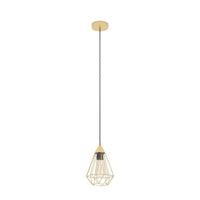TARBES Pendant Light Brushed W175mm Brass Steel - 43681N