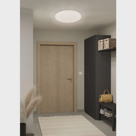Delilah LED Oyster Light 36W White 3CCT - 205671 - ARCK Electrical Wholesale Supplies
