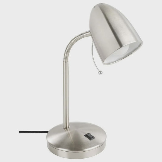 Lara 1 Light Table Lamp Satin Nickel - 205264N - ARCK Electrical Wholesale Supplies