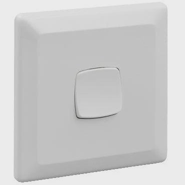 Clipsal Prestige 1 Gang Switch (Large Format) - P2031/2VA-WE - ARCK Electrical Wholesale Supplies