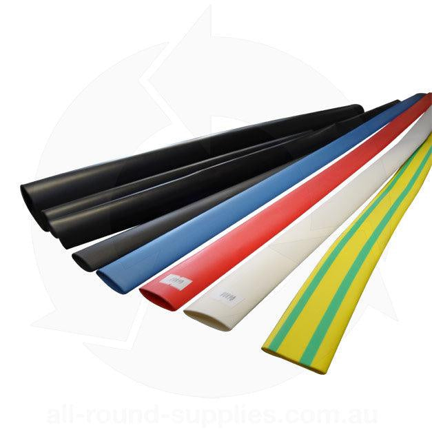 Heat Shrink, Medium Wall, Glue Lined, 16/5mm, Black , 1.2M - HSMWGL16/5L - ARCK Electrical Wholesale Supplies