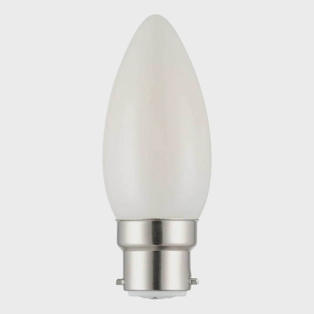 Candle Frost Globe 4W B22 Dimmable 3000K - 206442 - ARCK Electrical Wholesale Supplies